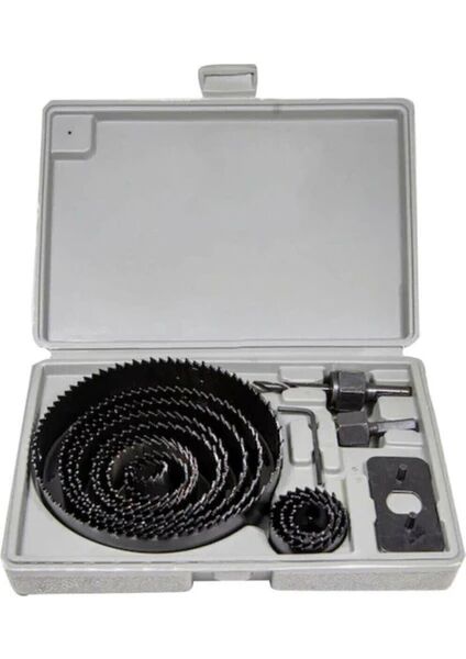 Emka 207- Ahşap Alçıpan Kartonpiyer Delme Panç Seti 16 Parça