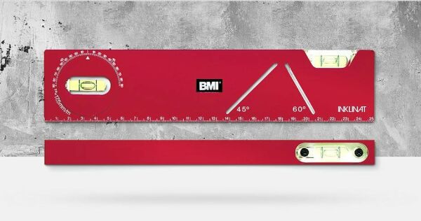 BMI 682 Inklinat Açı Ölçerli Cep Tipi Su Terazisi