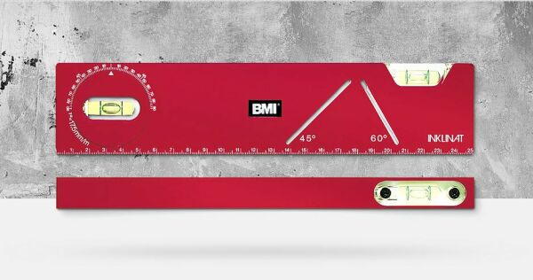 BMI 682 Inklinat Açı Ölçerli Cep Tipi Su Terazisi