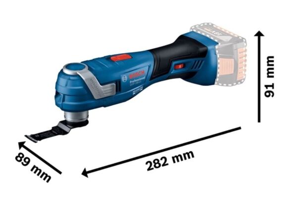 BOSCH GOP 185-LI Promix 18 Volt Raspa Makinası (Akü-Şarj Aleti Hariç)