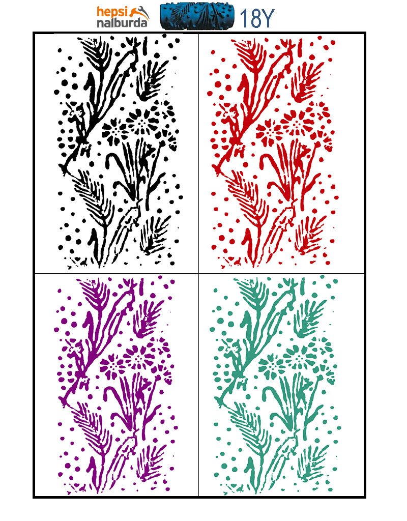 Plus Proline Dekoratif Desenli Rulo Yedeği 018Y