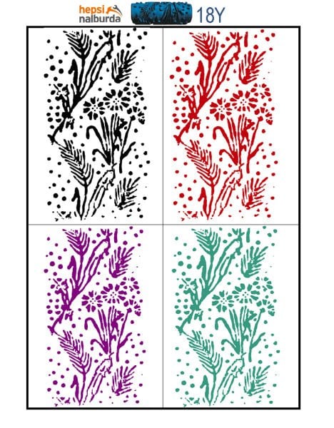 Plus Proline Dekoratif Desenli Rulo Yedeği 018Y