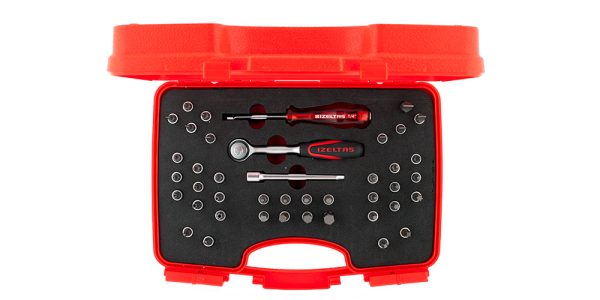 İzeltaş- 1/4'' Bits Uçlu Lokma Takımı 42 Parça