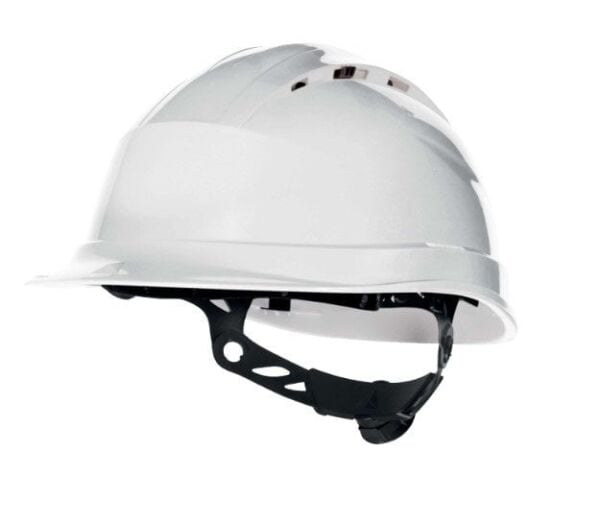 DELTAPLUS Quartz Up 4 Vida Ayarlı Beyaz Baret