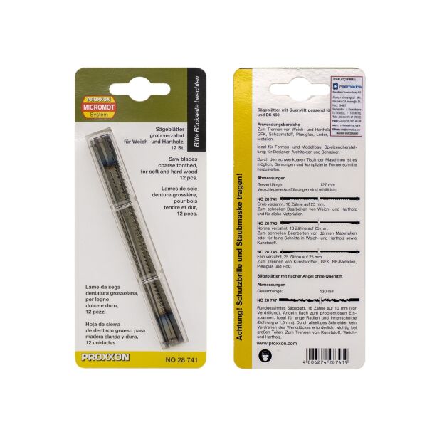 PROXXON Kalın Dış Kıl Testere 12 Adet (28741)
