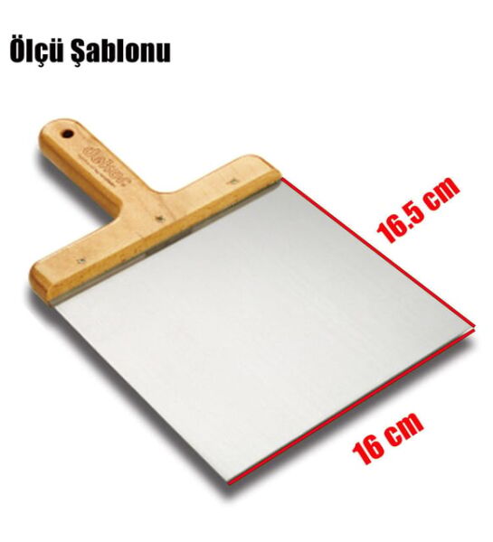 Dekor 055 Ahşap Saplı Macun Küreği 16cm