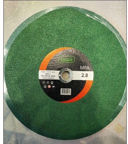 ZİAGER Yüksek Performans Metal Kesme Taşı 355x2,8 mm