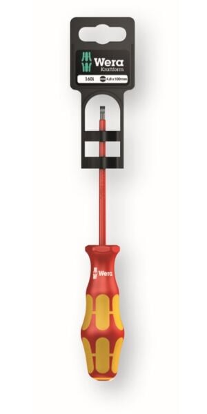 WERA 160i SB VDE Düz Tornavida 2.5 x 80 mm