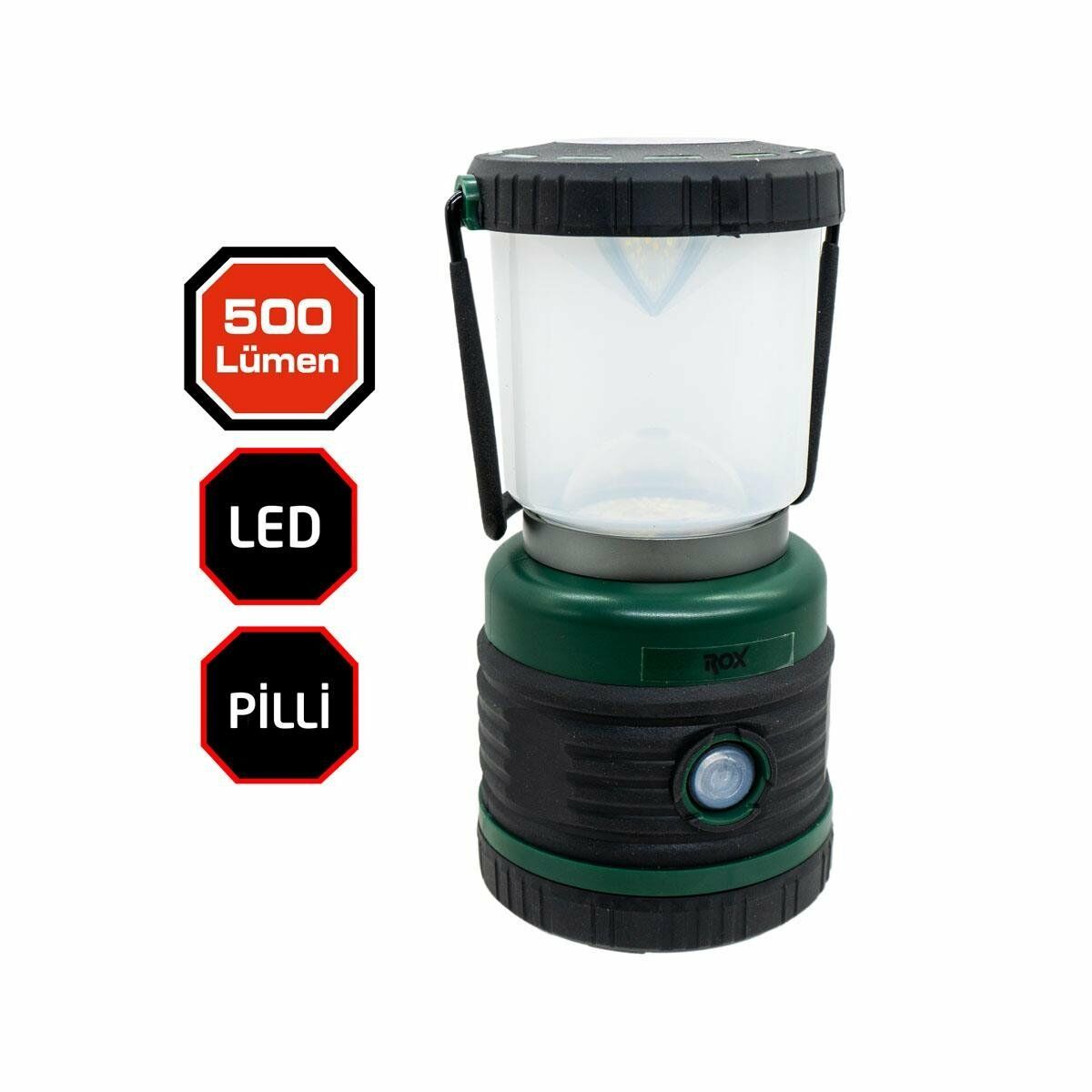 ROX Pilli Outdoor Kamp Feneri 500 Lümen (153ROX0219)