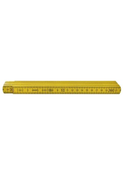 Richter Ağaç-ahşap Kırma/Katlanır Metre 2 Mt -Sarı