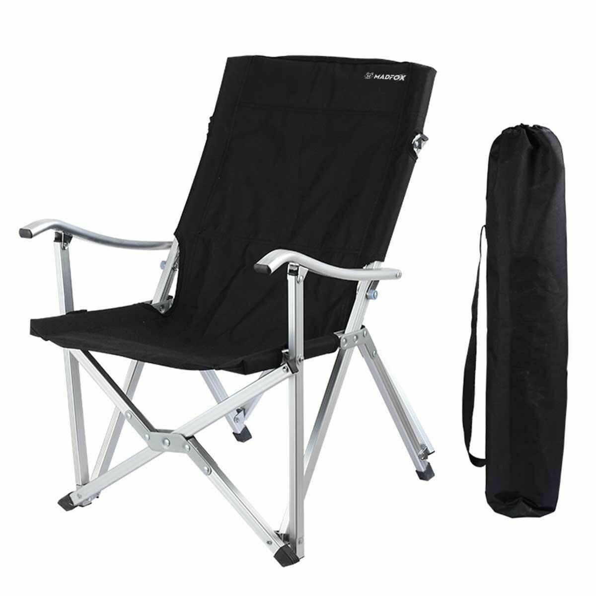 MADFOX Dachuan Katlanır Siyah Kamp Sandalyesi