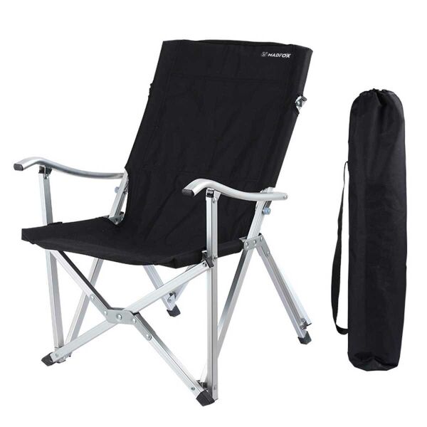 MADFOX Dachuan Katlanır Siyah Kamp Sandalyesi