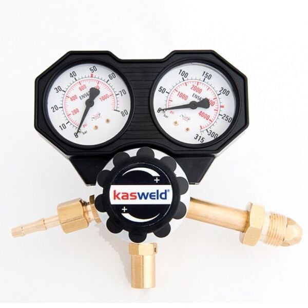 KASWELD 2402 Azot İçin Yüksek Basınç Düşürücü Regülatör 0-50 Bar