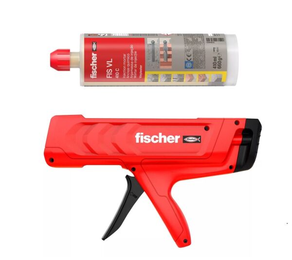 FISCHER FIS DM C Pro Kartuş Epoksi Tabancası Tekli Şişman Epoksiler İçin