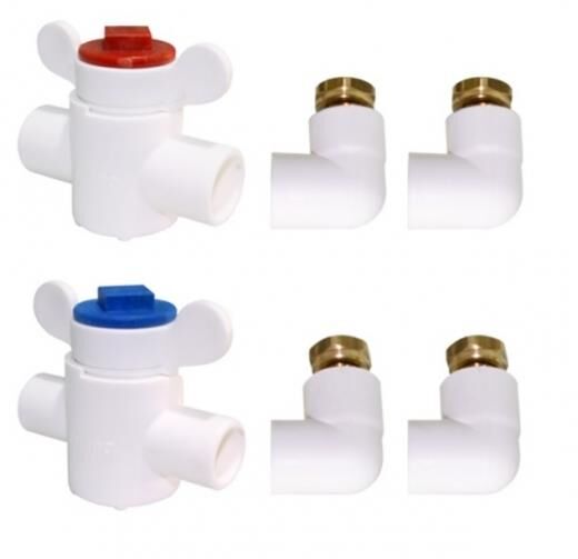 Kombi Bağlantı Seti Dirsekli Model 8li