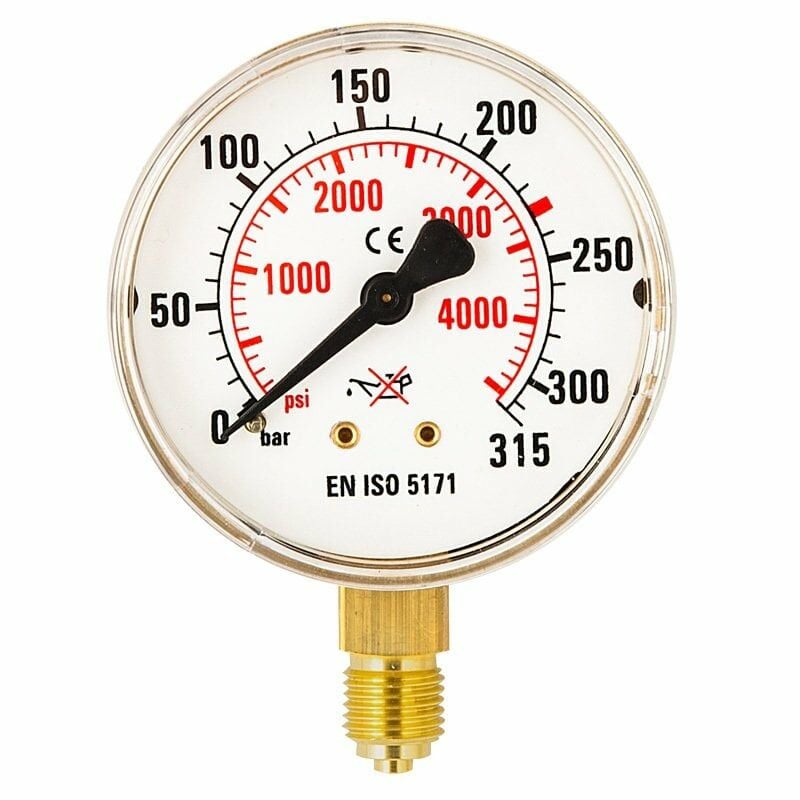 KASWELD 4104 Manometre 63 mm 0-315 Bar