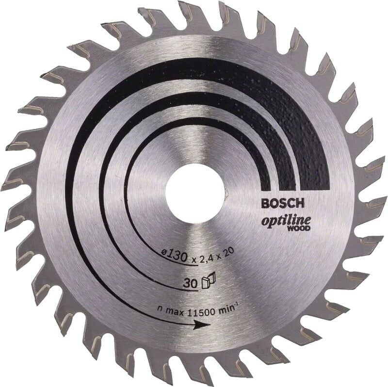 BOSCH Pro Wood  130x20 mm 30 Diş Ahşap Daire Testere Bıçağı