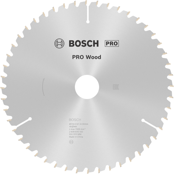 BOSCH Pro Wood 216 mm 48 Diş Ahşap Daire Testere Bıçağı