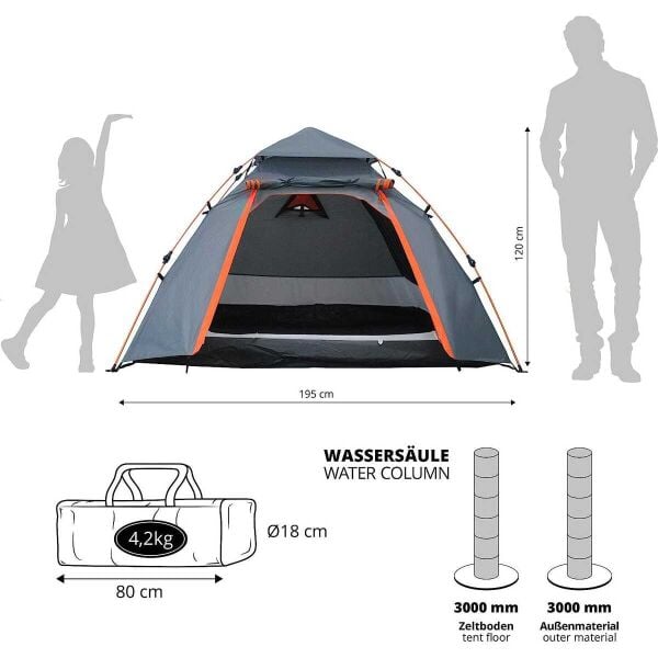 WHERE TOMORROW Kuppel Otomatik Çadır