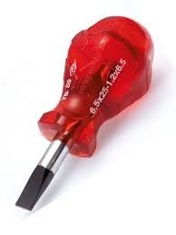 İzeltaş- Kraft Seri Düz Uçlu Topaç Tornavida 6.5X25