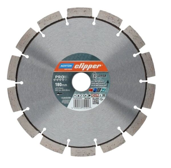 NORTON Clipper 4x4 Explorer Universal Elmas Testere 180 mm