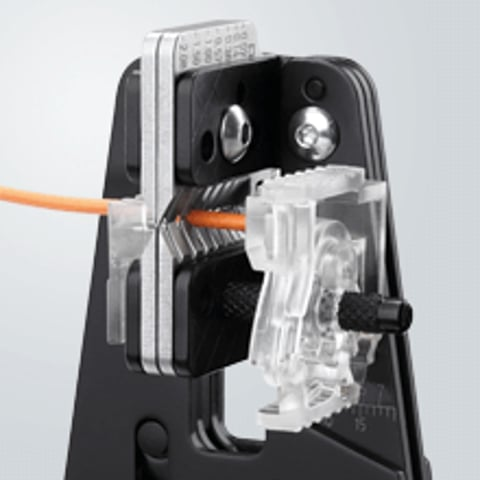 KNIPEX Otomatik Kablo Sıyırma Pensesi 195 mm (121206)