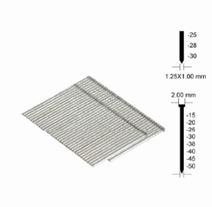 ABAKAN F25 Başlı Çivi 25 mm Havalı Tabancalara Uygun (1832-F30-F32-F50 için)