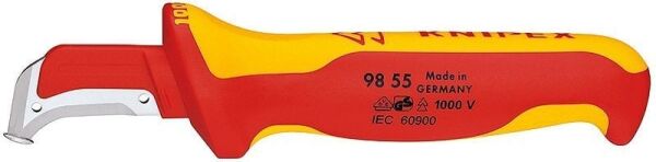 KNIPEX Kablo İzole Sıyırma Bıcağı 180 mm (9855)