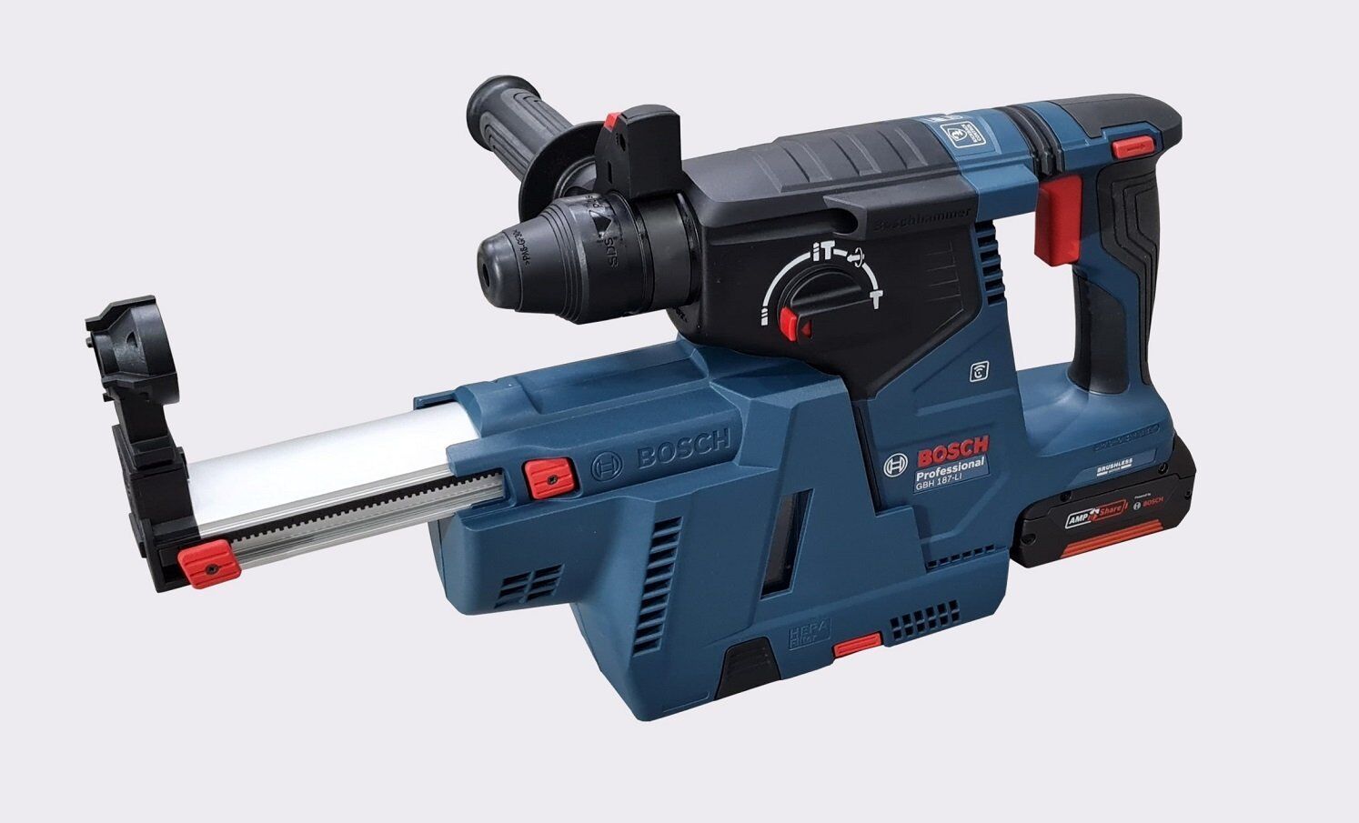 BOSCH GBH 187-LI Toz Emmeli Akülü Kırıcı Delici (Tozsuz Beton Delim İçin)