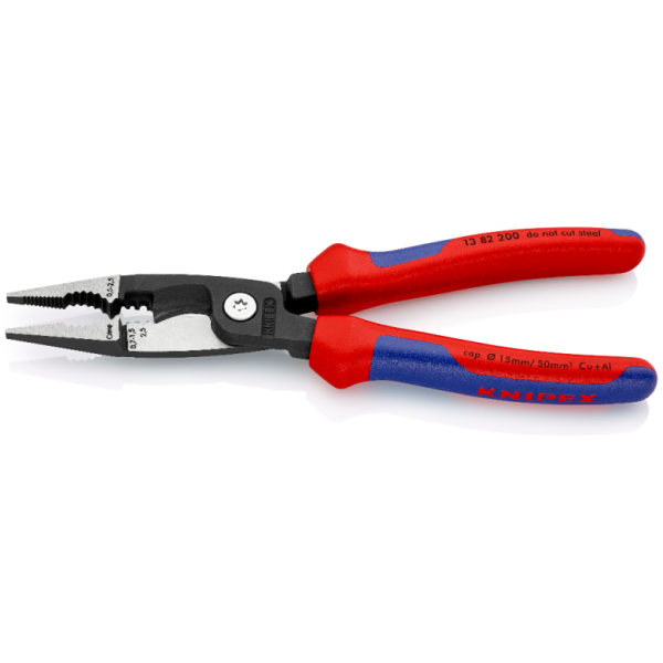 KNIPEX Çok Fonksiyonlu Kombine Elektrikçi Pense 200 mm (1382200)