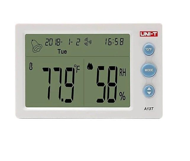 UNIT UTA13T Dijital Saat Sıcaklık ve Nem Ölçerli