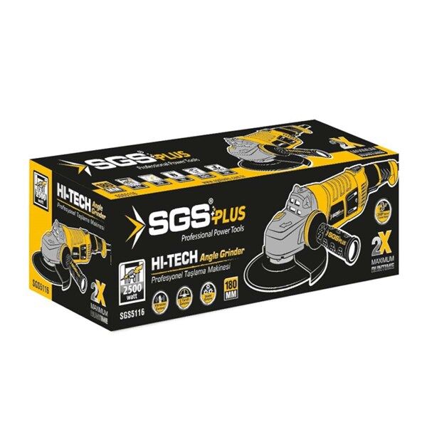 Sgs 5116 Taşlama Makinesi 2500w 180mm