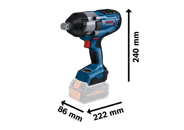 BOSCH GDS 18 V-1050H Şarjlı Somun Sıkma Sökme 18 Volt 8 Amper
