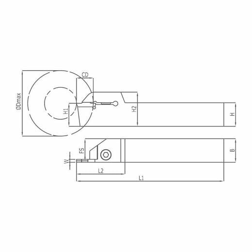 Heikenei Egt K Sol Dış Çap Kanal ve Kesme Kateri Krly Mgm