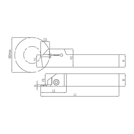 Heikenei Egt K Sol Dış Çap Kanal ve Kesme Kateri Krly Mgm