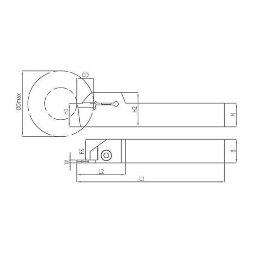 Heikenei Egt K Sol Dış Çap Kanal ve Kesme Kateri Krly Mgm