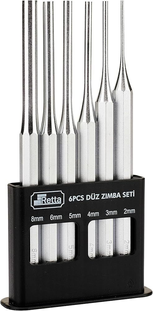 RETTA PİM ZIMBA SETİ 6 PARÇA DÜZ (VAKUMLU) - RPS0208