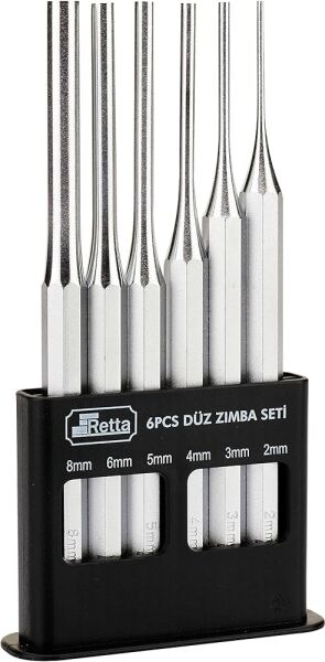 RETTA PİM ZIMBA SETİ 6 PARÇA DÜZ (VAKUMLU) - RPS0208