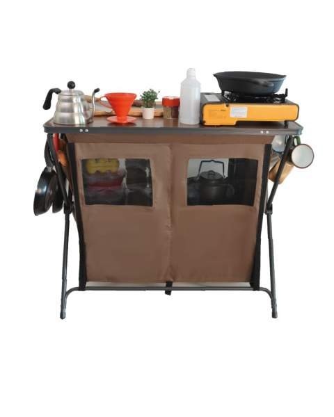 NURGAZ Campout Çift Kapılı Kamp Mutfağı (NG C156)