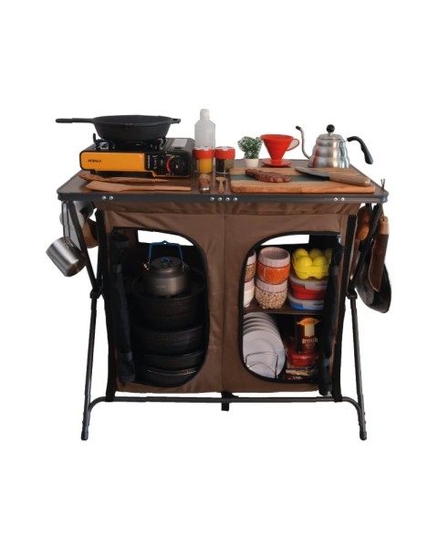 NURGAZ Campout Çift Kapılı Kamp Mutfağı (NG C156)