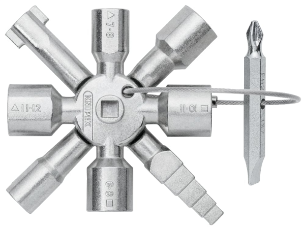 KNIPEX Çok Fonksiyonlu ve Genel Amaçlı Kumanda Dolap - Pano - Anahtarı (001101)