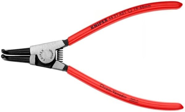 KNIPEX Eğri Uçlu Dış Segman Pensesi 170 mm (4621A21)
