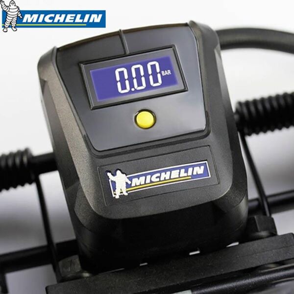 MICHELIN MC12209 Dijital Basınç Göstergeli Çift Pistonlu Ayak Pompası 100 PSI