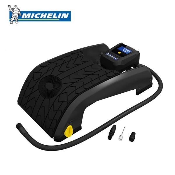 MICHELIN MC12209 Dijital Basınç Göstergeli Çift Pistonlu Ayak Pompası 100 PSI