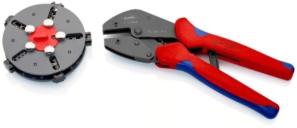KNIPEX MultiCrimp® Değiştirilebilir Magazinli Pabuç Sıkma Pensesi (973302)