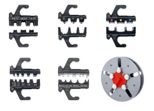 KNIPEX MultiCrimp® Değiştirilebilir Magazinli Pabuç Sıkma Pensesi (973302)