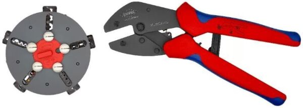 KNIPEX MultiCrimp® Değiştirilebilir Magazinli Pabuç Sıkma Pensesi (973302)
