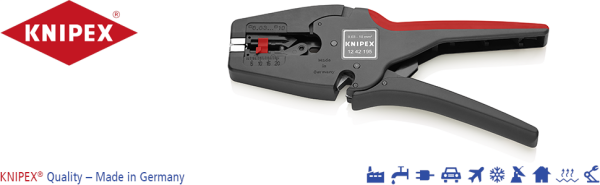 KNIPEX Otomatik Kablo Sıyırma Pensesi 195 mm (1242195)