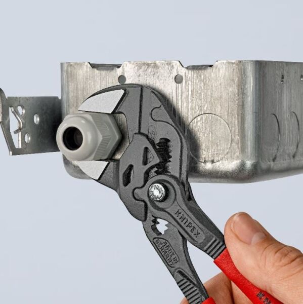 KNIPEX Düz Ağızlı Rekor Fort Pense Buton Ayarlı 180 mm (8601180)