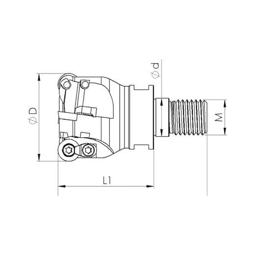 Heikenei Rd.. 1003/12T3/1604 ISO Vidalı Tarama Başlığı
